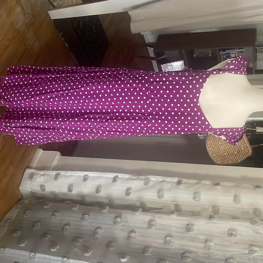 Stunning LOFT Polka Dot Maxi Dress
